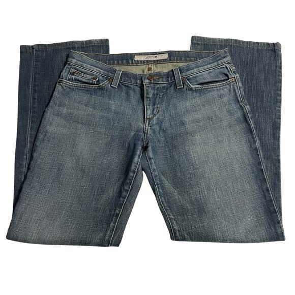 Joes Jeans Womens Size 29 Low Rise Boot Cut Zip Fly Med Wash Blue Denim W185410 - Picture 4 of 12